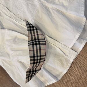 Burberry White Cotton button down